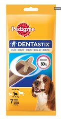 Pedigree Dentastix keskikokoisille koirille, 10x180 g hinta ja tiedot | Koiran herkut | hobbyhall.fi