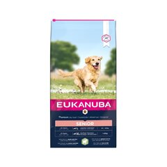 Eukanuba Dog Dry Base Senior vanhemmille suurirotuisille koirille lammasta ja riisiä, 2,5 kg hinta ja tiedot | Koiran kuivaruoka | hobbyhall.fi