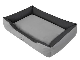 Hobbydog kaksipuolinen peti Double Light Grey/Graphite, XXL, 114x84 cm hinta ja tiedot | Pedit ja pesät | hobbyhall.fi