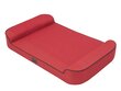 Hobbydog lemmikin peti Elegant Red, L, 81x50 cm hinta ja tiedot | Pedit ja pesät | hobbyhall.fi