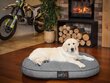 Hobbydog -patja Oval Dark Grey Ekolen, L, 87x68 cm hinta ja tiedot | Pedit ja pesät | hobbyhall.fi