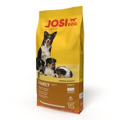 Koiran kuivaruoka JosiDog Family pennuille ja imettäville koirille, 15 kg. hinta ja tiedot | Koiran kuivaruoka | hobbyhall.fi