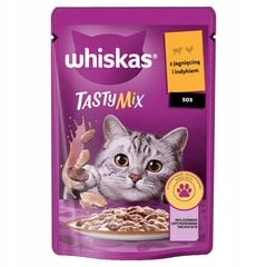 Whiskas Adult ravinto lampaan ja kalkkunan kanssa aikuisille kissoille, 28x85 g hinta ja tiedot | Kissanruoka | hobbyhall.fi