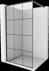 Suihkuseinä Mexen Kioto, musta kuvio/musta, 100 x 200 cm hinta ja tiedot | Suihkuseinät ja -ovet | hobbyhall.fi