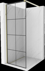 Suihkuseinä Mexen Kioto, musta kuvio/kulta, 70 x 200 cm hinta ja tiedot | Suihkuseinät ja -ovet | hobbyhall.fi