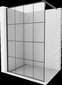 Suihkuseinä Mexen Kioto, musta kuvio/musta, 140 x 200 cm hinta ja tiedot | Suihkuseinät ja -ovet | hobbyhall.fi