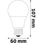 Avide LED-lamppu 8W A60 E27 4000K hinta ja tiedot | Lamput | hobbyhall.fi