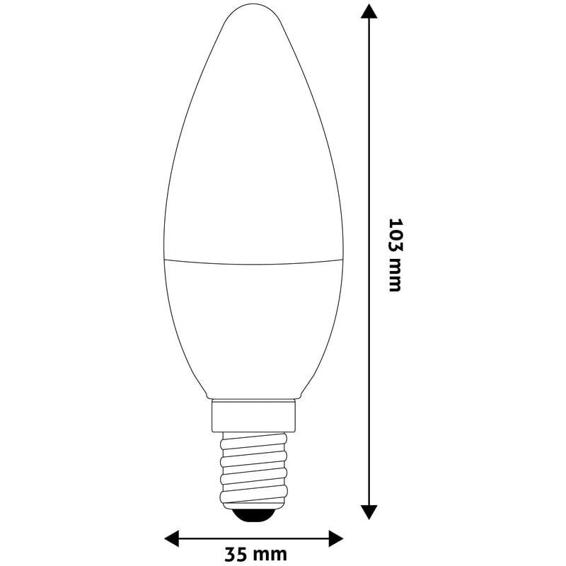 Avide LED-lamppu 6,5W B35 E14 4000K hinta ja tiedot | Lamput | hobbyhall.fi