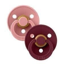 Tutit Bibs, 2 kpl, Pink Dusty Pink/Elderberry, 6-18kk. hinta ja tiedot | Tutit | hobbyhall.fi