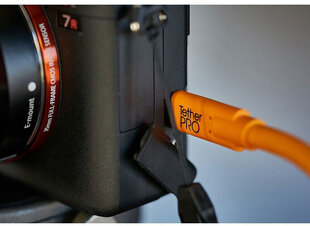 Tether Tools Pro -kaapeli USB-C - USB-C 4,6m, oranssi hinta ja tiedot | Tether Tools Puhelimet, älylaitteet ja kamerat | hobbyhall.fi