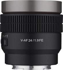 Samyang V-AF 24mm T1.9 FE -objektiivi Sonylle hinta ja tiedot | Samyang Puhelimet, älylaitteet ja kamerat | hobbyhall.fi