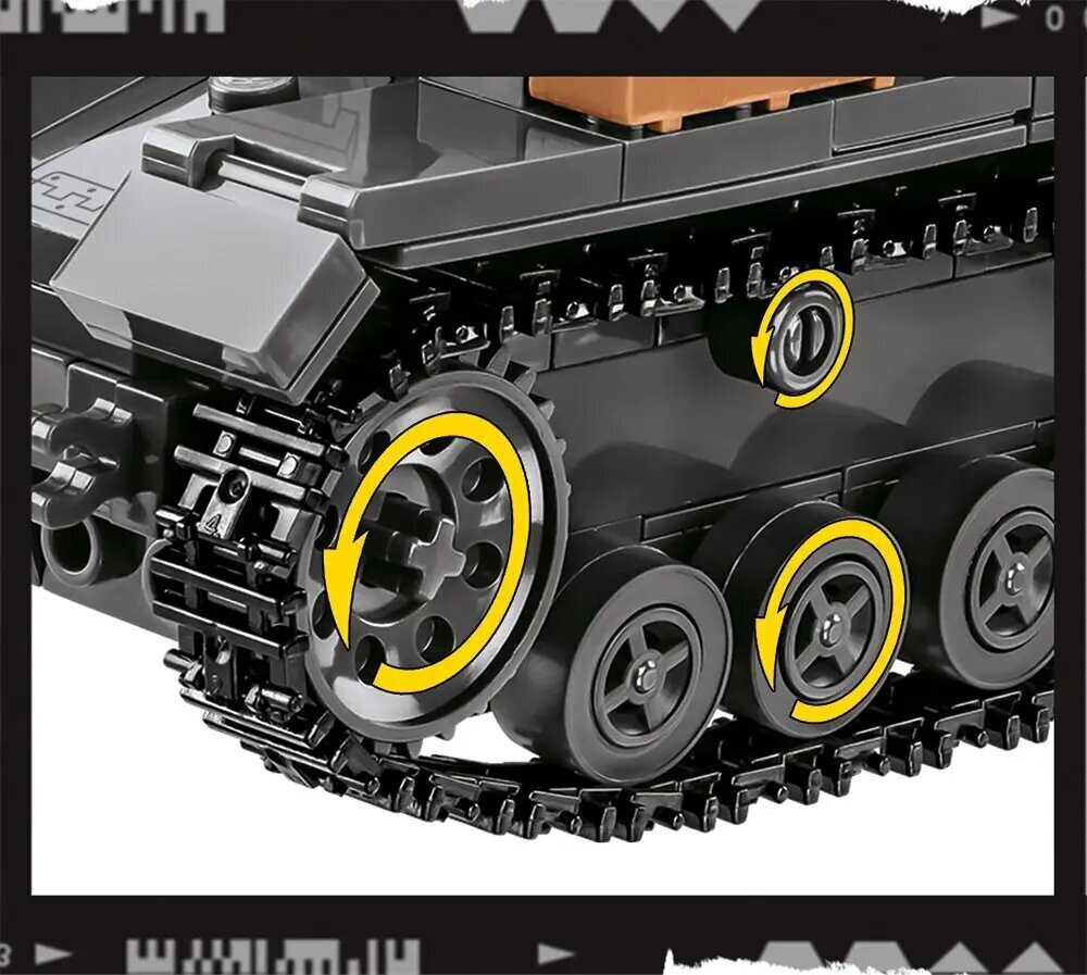 Rakennussetti panssarivaunu Cobi Panzer IV Ausf.G - Cobi -3045, 610 palaa hinta ja tiedot | LEGOT ja rakennuslelut | hobbyhall.fi