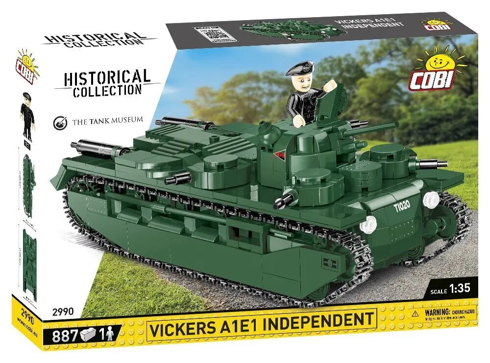 Tiilet Vickers A1E1 riippumaton hinta ja tiedot | LEGOT ja rakennuslelut | hobbyhall.fi