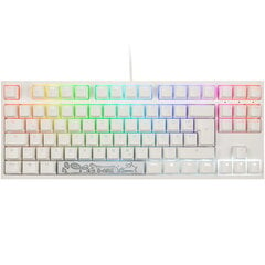 Ducky ONE 2 TKL PBT EN/DE MX Blue Switch hinta ja tiedot | Näppäimistöt | hobbyhall.fi