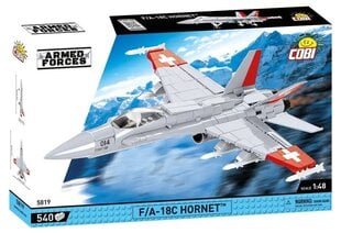 Klockin asevoimat F/A-18C Hornet Sveitsin ilmavoimat hinta ja tiedot | Cobi Klocki Lapset | hobbyhall.fi