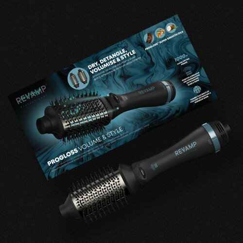 Revamp Revamp DR-2500-EU Progloss Volume & Style 1000W Hot Brush Styler hinta ja tiedot | Suoristusraudat ja kihartimet | hobbyhall.fi