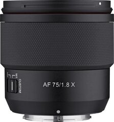 Samyang AF 75mm f/1.8 -objektiivi Fujifilmille hinta ja tiedot | Objektiivit | hobbyhall.fi