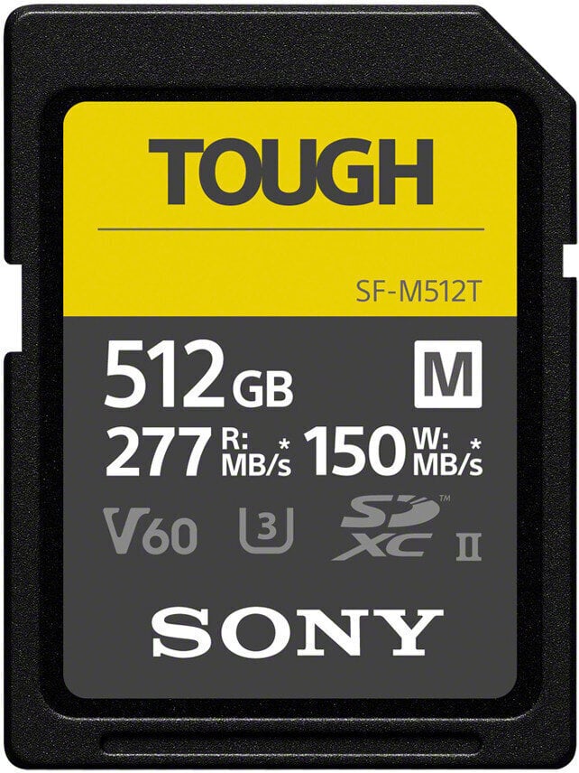 Sonyn muistikortti SDXC 512GB M Tough UHS-II U3 V60 hinta ja tiedot | Kameran muistikortit | hobbyhall.fi