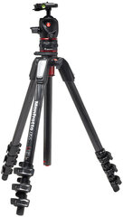 Manfrotto kolmijalkasarja MK055CXPRO4BHQR CF Kit 4sec QR hinta ja tiedot | Kamerajalustat | hobbyhall.fi