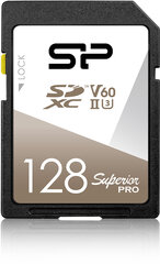Silicon Power -muistikortti SDXC 128GB Superior Pro UHS-II hinta ja tiedot | Kameran muistikortit | hobbyhall.fi