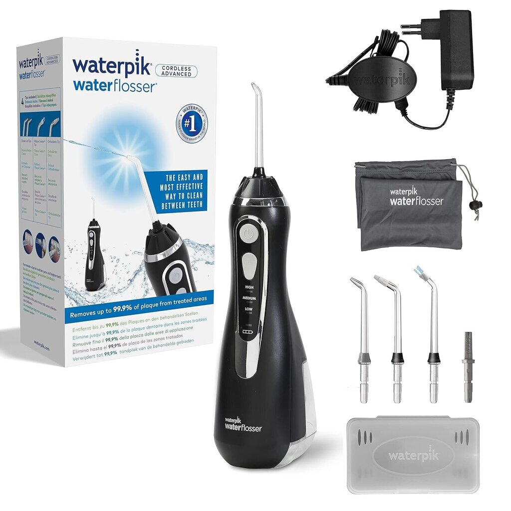 Waterpik WP-562EU Black hinta ja tiedot | Hammasvälisuihkut | hobbyhall.fi