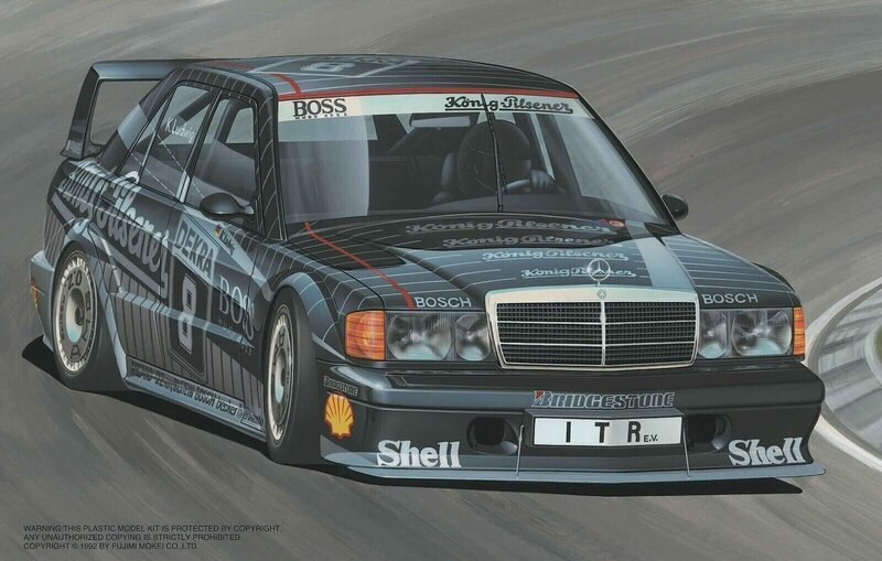 Liimattava pienoismalli Fujimi TC-83 Mercedes-Benz 190E 2.5-16 Evolution II Boss Ver. 62716 1/24