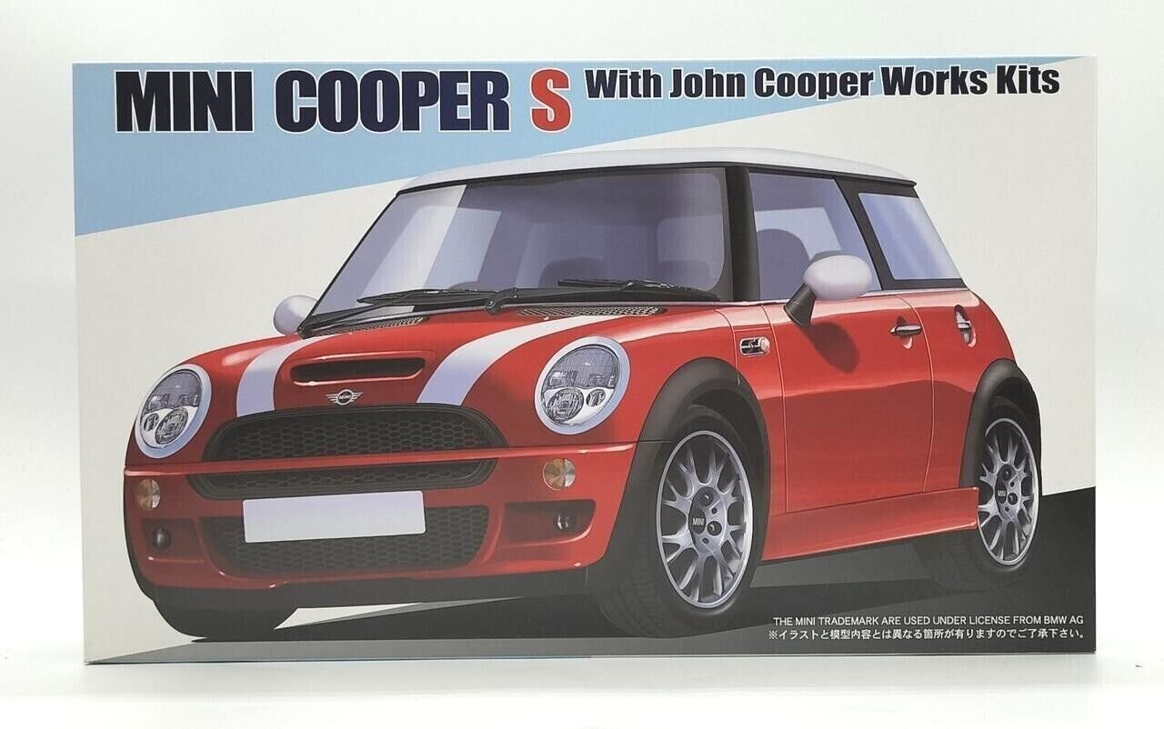 Liimattava pienoismalli Fujimi RS-43 MINI Cooper S John Cooper Works 26883 1/24 hinta ja tiedot | Koottavat pienoismallit | hobbyhall.fi