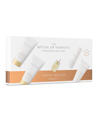 The Ritual of Namaste Facial Gift Set: Cleansing Foam 30ml + Brightening Face Scrub 30ml + Brightening Face Seer 10ml + Brightening Day Cream 10ml + Face Serum 4ml hinta ja tiedot | Kasvoöljyt ja seerumit | hobbyhall.fi