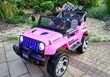 Jeep 4x4 S2388, sähköauto lapsille, vaaleanpunainen hinta ja tiedot | Lasten sähköautot | hobbyhall.fi