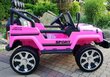 Jeep 4x4 S2388, sähköauto lapsille, vaaleanpunainen hinta ja tiedot | Lasten sähköautot | hobbyhall.fi