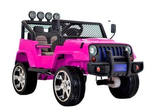 Jeep 4x4 S2388, sähköauto lapsille, vaaleanpunainen hinta ja tiedot | Jeep Lapset | hobbyhall.fi