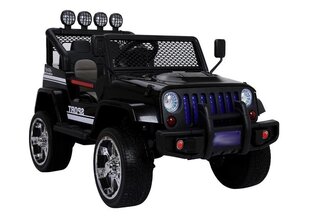 Jeep 4x4 S2388, sähköauto lapsille, musta hinta ja tiedot | Jeep Lapset | hobbyhall.fi
