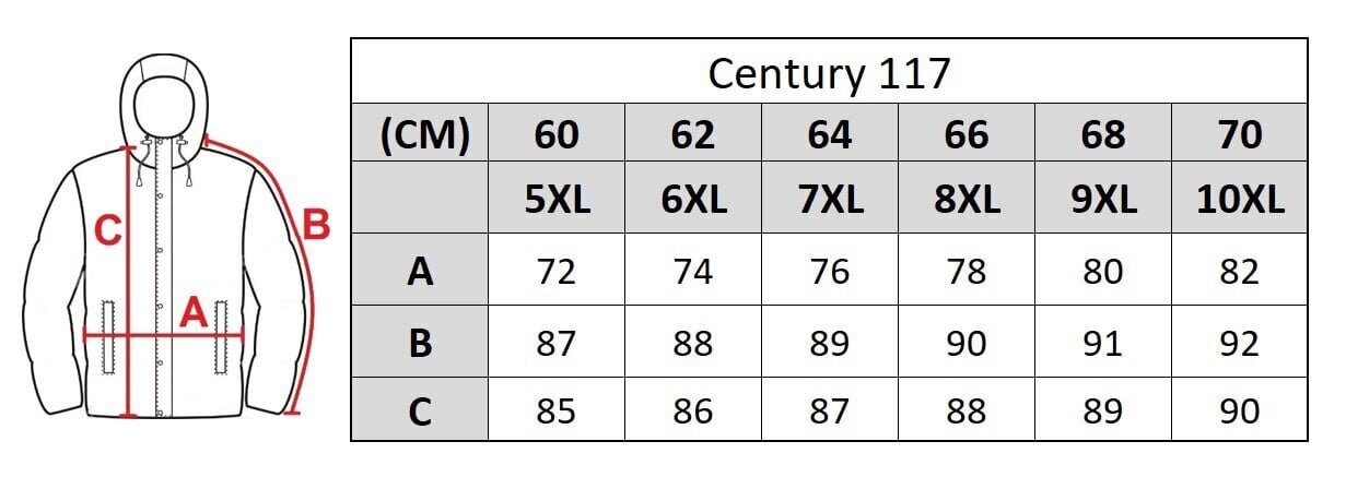 Miesten takki Century 111 hinta ja tiedot | Miesten ulkoilutakit | hobbyhall.fi