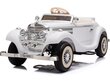 Retro Mercedes Benz 540K 4x4 yksipaikkainen sähköauto lapsille - A200, valkoinen hinta ja tiedot | Lasten sähköautot | hobbyhall.fi