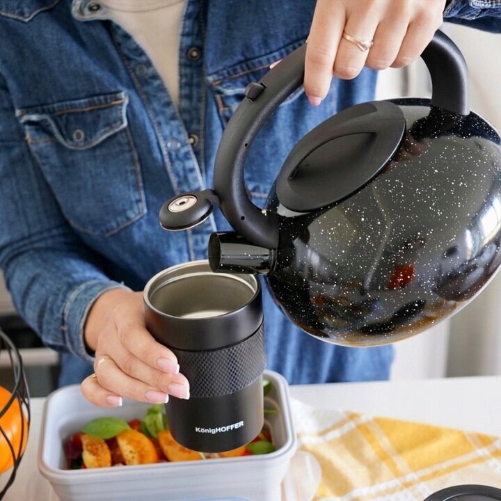 Tadar musta vedenkeitin, 2,5 l hinta ja tiedot | Kahvipannut ja teekannut | hobbyhall.fi