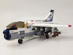 Assault Plane -rakennussetti, 683 osaa hinta ja tiedot | Jie Star Lapset | hobbyhall.fi