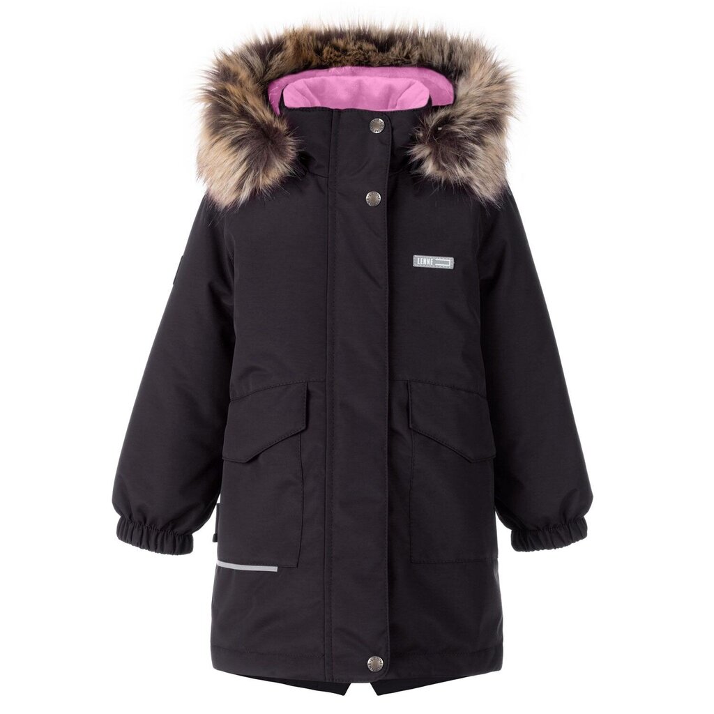 Lenne lasten parka 250g Viola 23334*042, musta 4741593490163 hinta ja tiedot | Lasten talvivaatteet | hobbyhall.fi