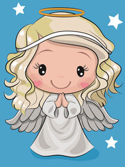 Timanttimaalaus setti 20x30 cm, Little angel hinta ja tiedot | Timanttimaalaukset | hobbyhall.fi