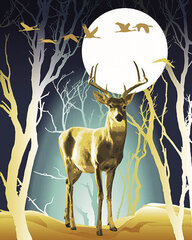 Timanttimaalaus setti, 40x50 cm, Noble deer hinta ja tiedot | Timanttimaalaukset | hobbyhall.fi