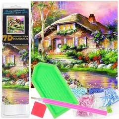 Mandala Diamond Mosaic 7d Country House 1006548 hinta ja tiedot | Timanttimaalaukset | hobbyhall.fi