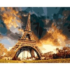 Maalaus numeroiden mukaan Pariisi pilvissä 40x50 hinta ja tiedot | Maalaa numeroiden mukaan | hobbyhall.fi