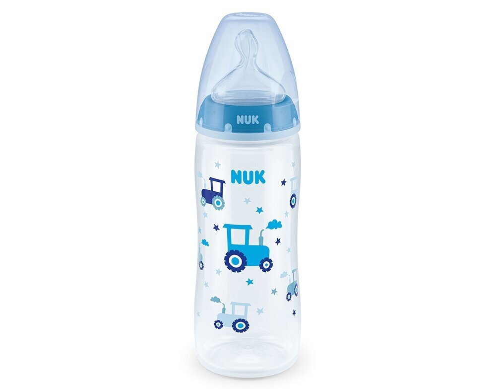 Pullo lämpömittarilla Nuk, 6-18 kuukautta, 360 ml hinta ja tiedot | Tuttipullot ja tarvikkeet | hobbyhall.fi