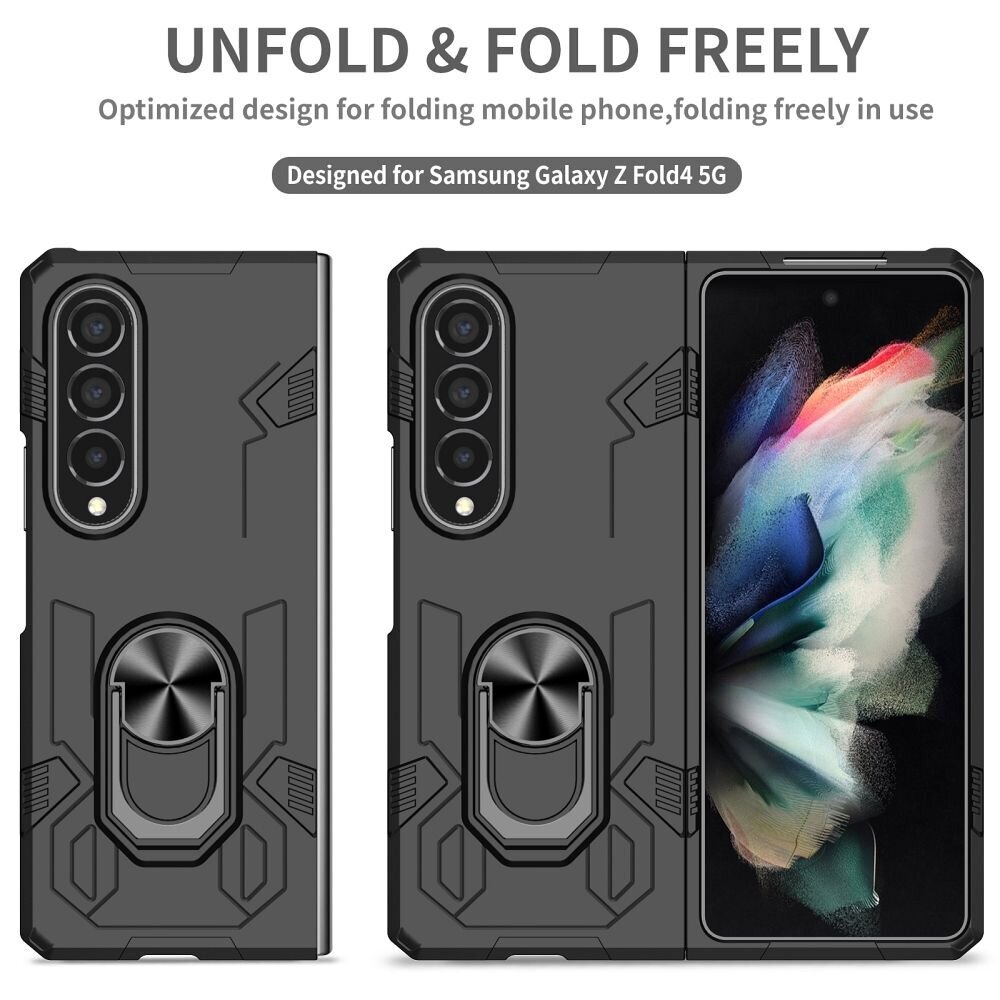 MECHA Samsung Galaxy Z Fold 5 5G, musta hinta ja tiedot | Puhelimen kuoret ja kotelot | hobbyhall.fi