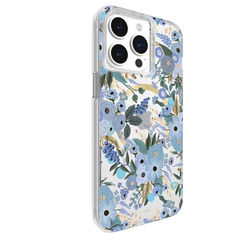 Case Mate Rifle Party Co. Garden Party Blue case, MagSafe - iPhone 15 Pro hinta ja tiedot | Puhelimen kuoret ja kotelot | hobbyhall.fi