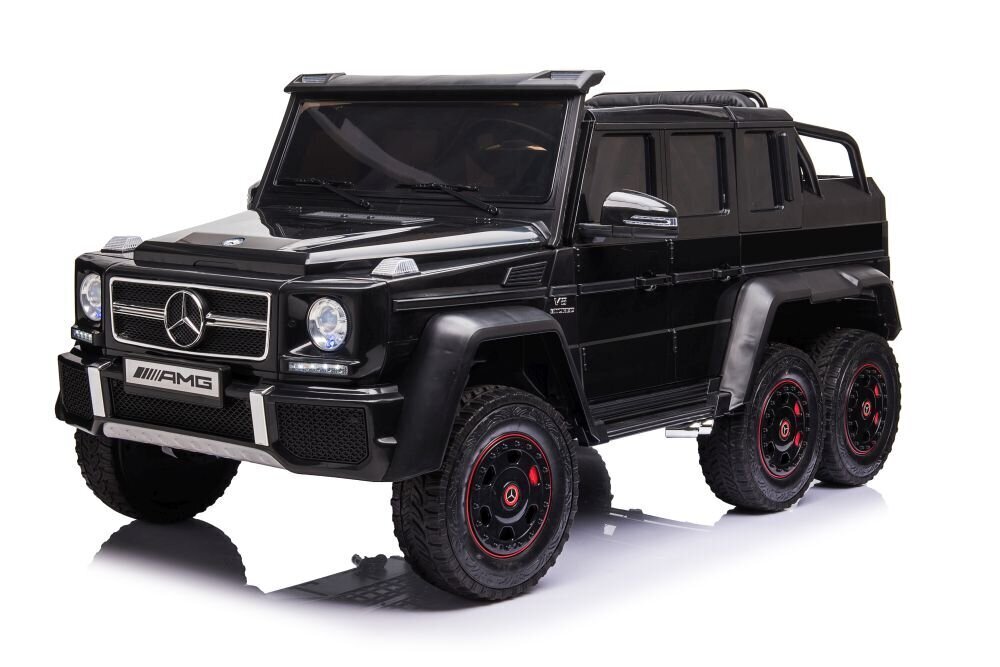 Mercedes G63 -sähköinen katumaasturi, musta hinta ja tiedot | Lasten sähköautot | hobbyhall.fi