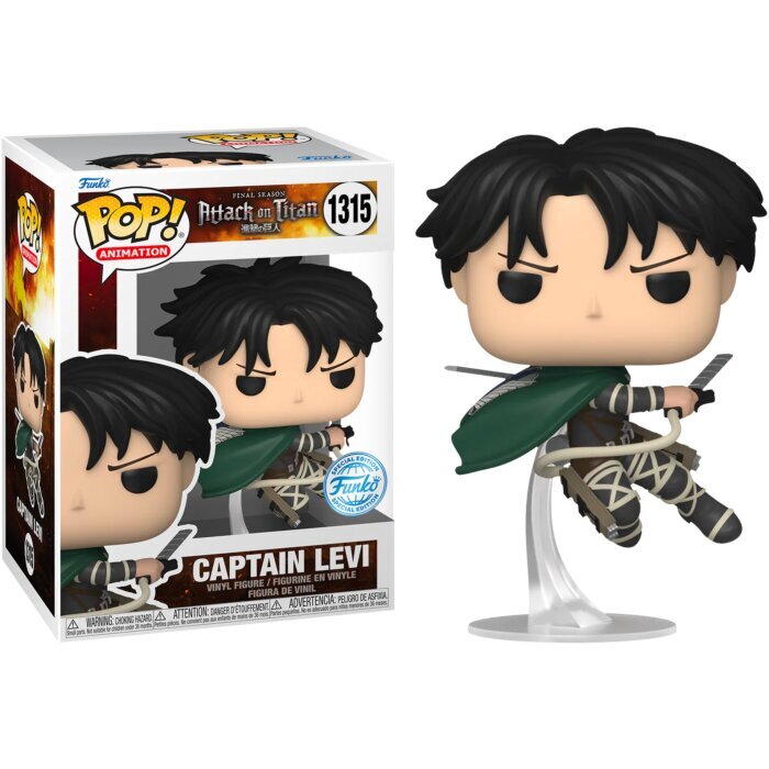 Keräilyhahmo Funko POP! Attack on Titan Captain Levi Exclusive hinta ja tiedot | Pelien oheistuotteet | hobbyhall.fi