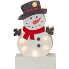 LED puinen valo - lumiukko 8,5x14cm Freddy 272-21 hinta ja tiedot | Joulukoristeet | hobbyhall.fi