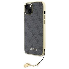 Guess GUHCP15MGF4GGR iPhone 15 Plus 6.7" szary|grey hardcase 4G Charms Collection hinta ja tiedot | Puhelimen kuoret ja kotelot | hobbyhall.fi