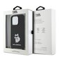 Karl Lagerfeld Crossbody Silicone Choupette Back Case for Apple iPhone 15 Pro hinta ja tiedot | Puhelimen kuoret ja kotelot | hobbyhall.fi