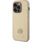 Guess GUHCP15XPS4DGPD iPhone 15 Pro Max 6.7" złoty|gold hardcase Strass Metal Logo hinta ja tiedot | Puhelimen kuoret ja kotelot | hobbyhall.fi